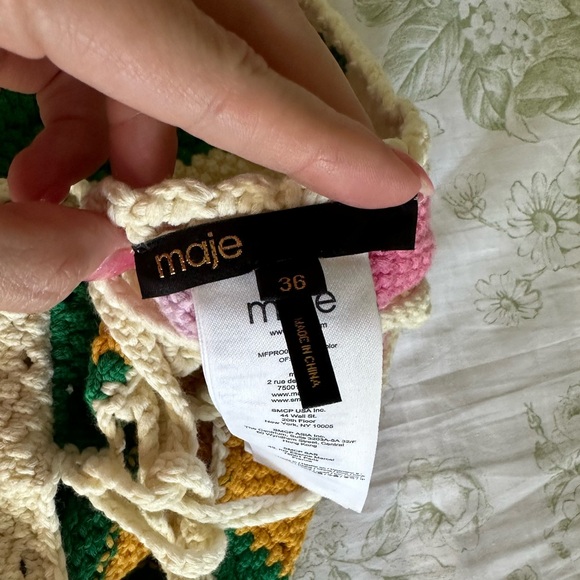 Maje Crochet Knit Dress - Picture 4 of 9